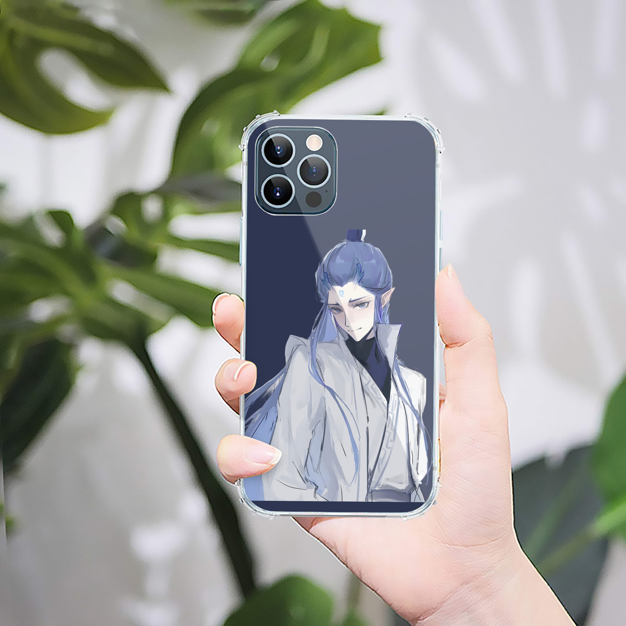 （画像用） Ne Zha 2 ナタ 魔童の大暴れ 【iPhone 12シリーズ対応】透明スマホケース（クリアソフトケース）